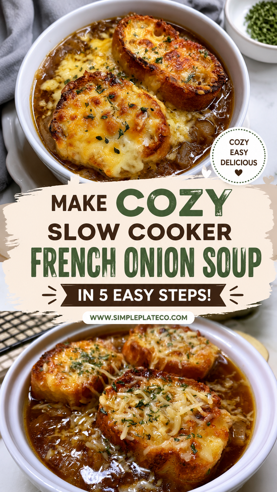 Slow Cooker French Onion Soup