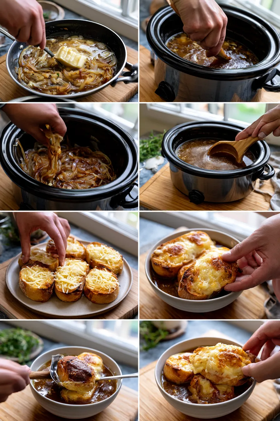 Slow Cooker French Onion Soup