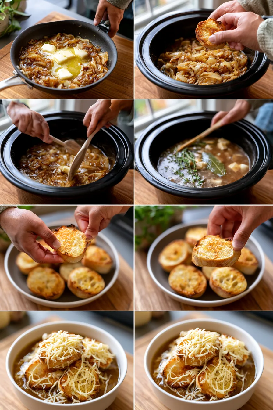 Slow Cooker French Onion Soup