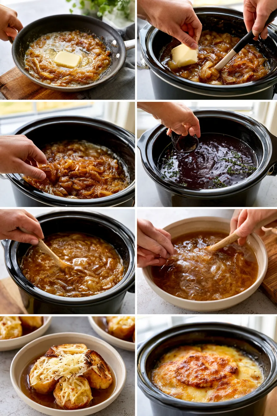 Slow Cooker French Onion Soup