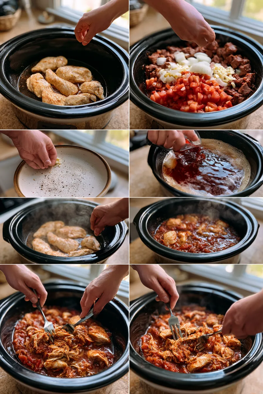 Slow Cooker Tomato Chicken