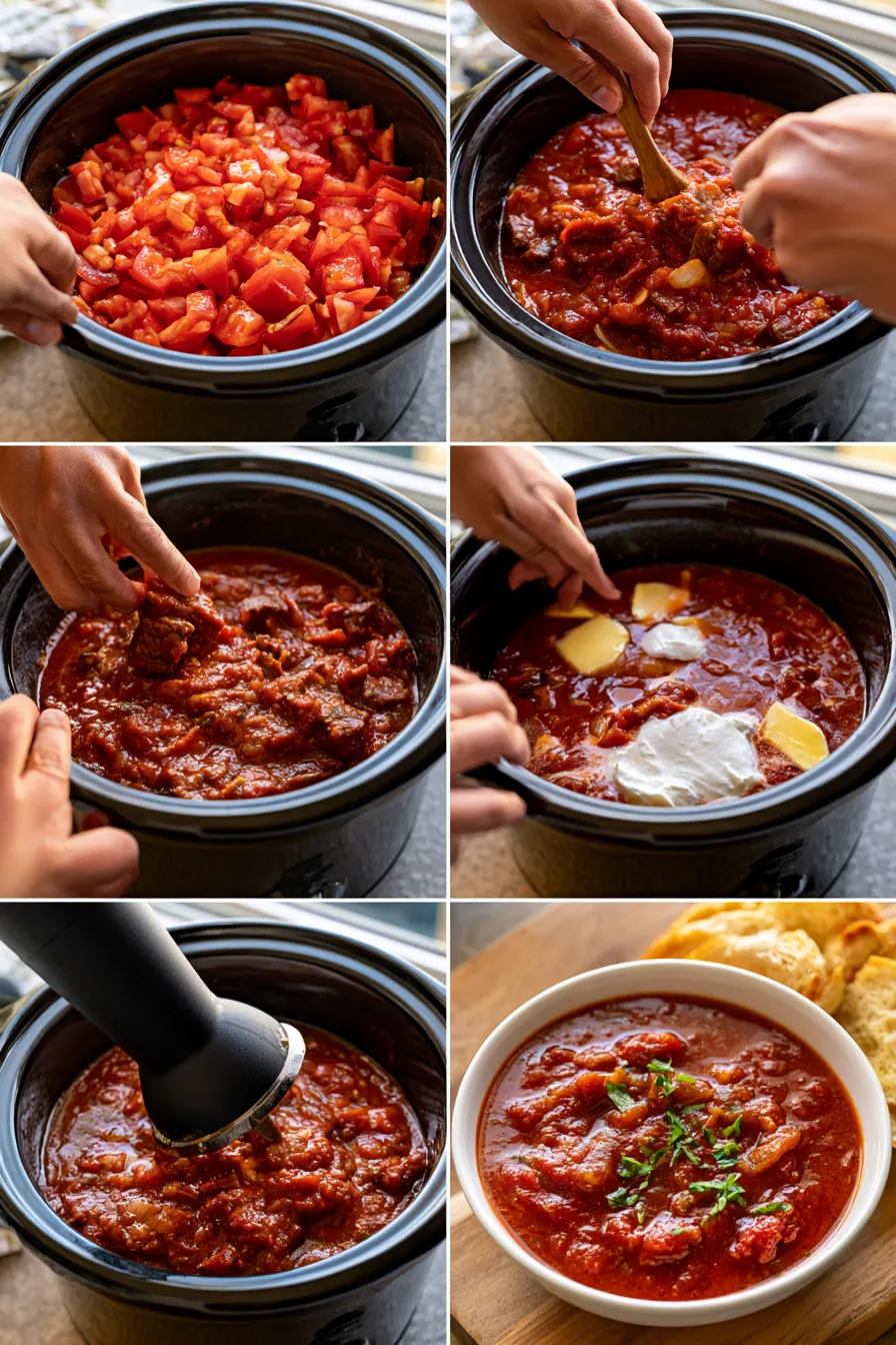 Slow Cooker Tomato Soup