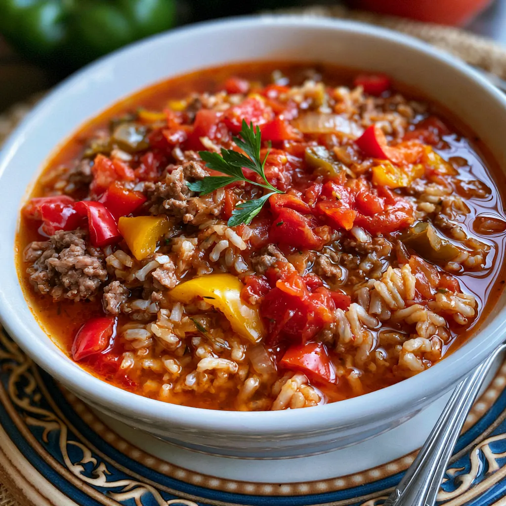Stuffed Pepper Soup
