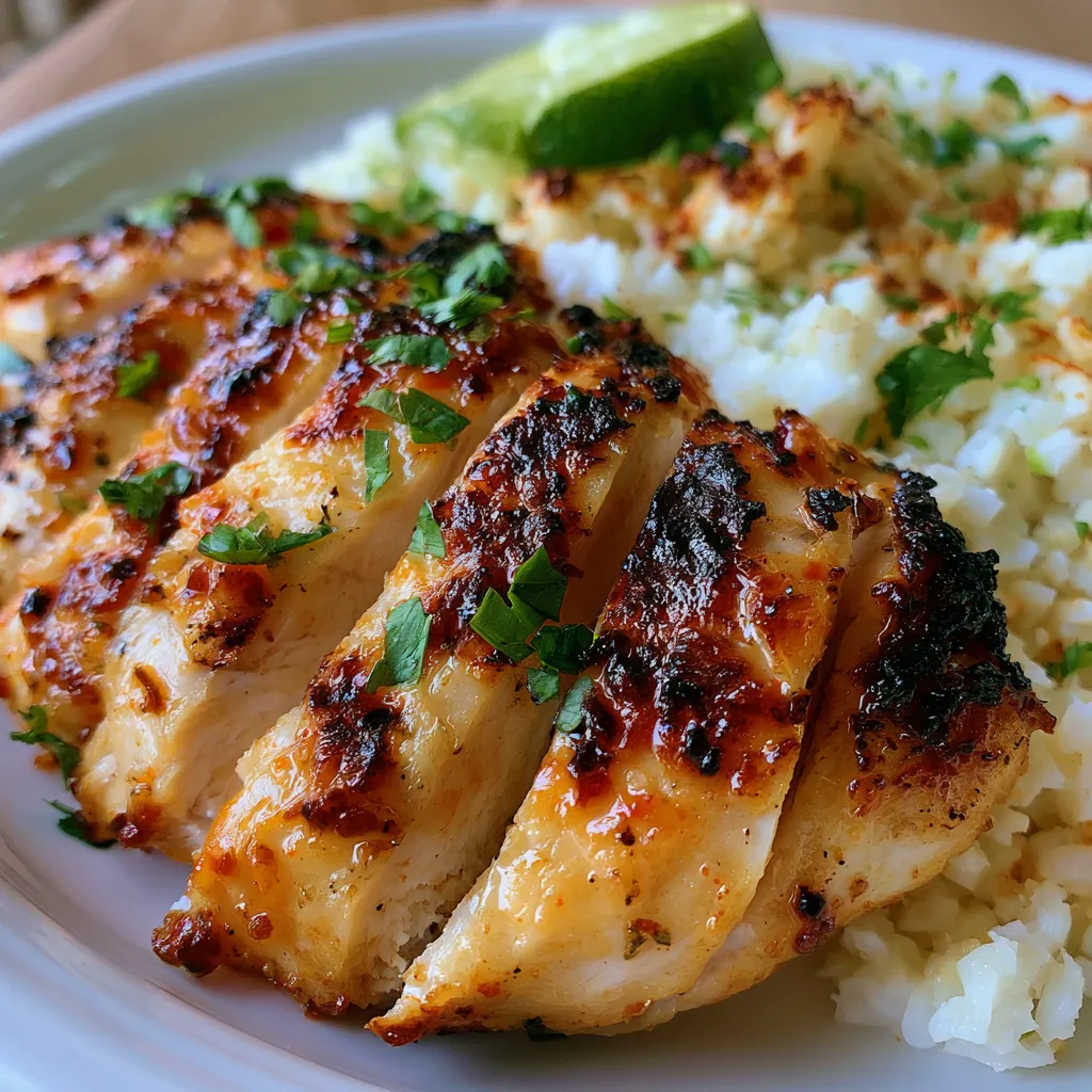 Sweet Chili Coconut-Lime Grilled Chicken