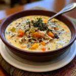 creamy chicken wild rice soup