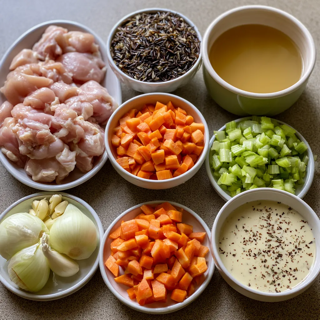 creamy chicken wild rice soup