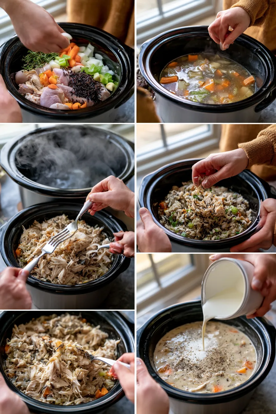 creamy chicken wild rice soup