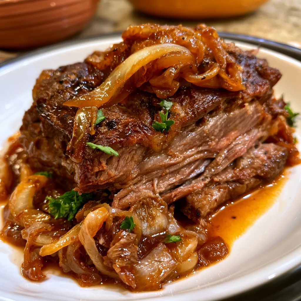 crock pot french onion pot roast
