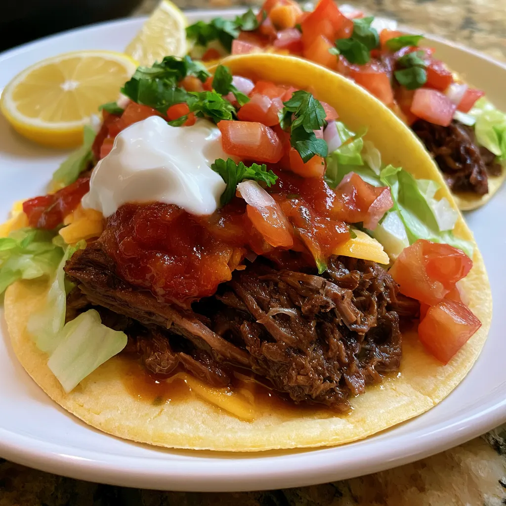 flavor packed slow cooker beef tacos