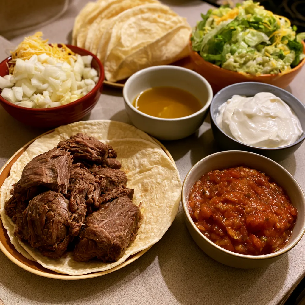 flavor packed slow cooker beef tacos