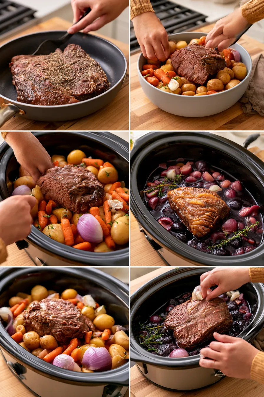 red wine pot roast