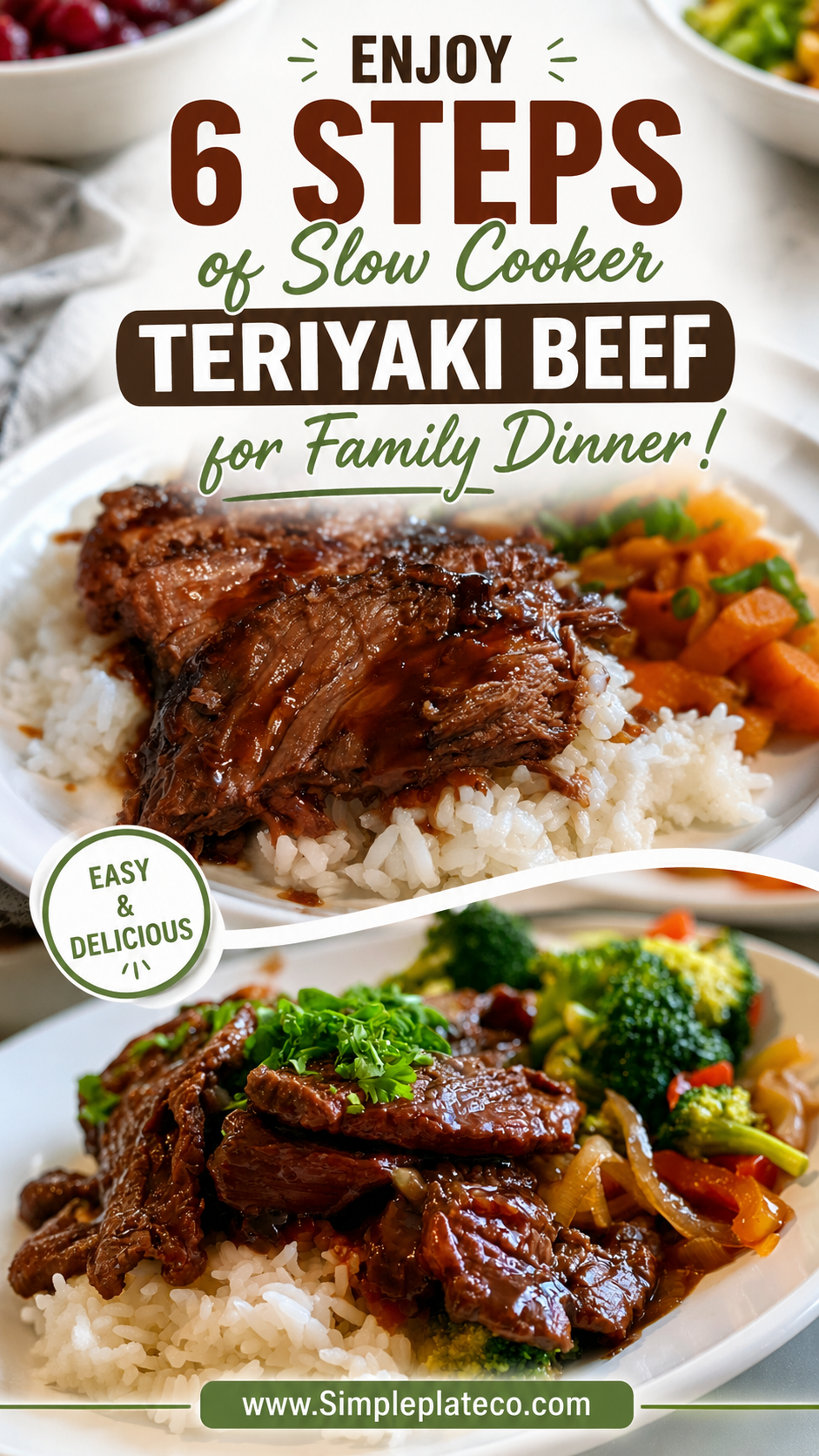 slow cooker teriyaki beef