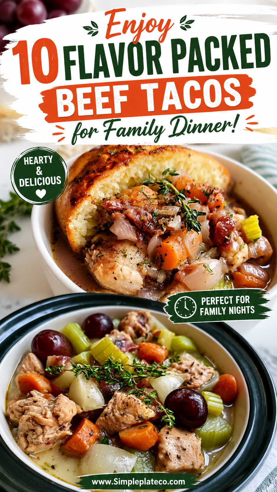 slow cooker white wine chicken stew