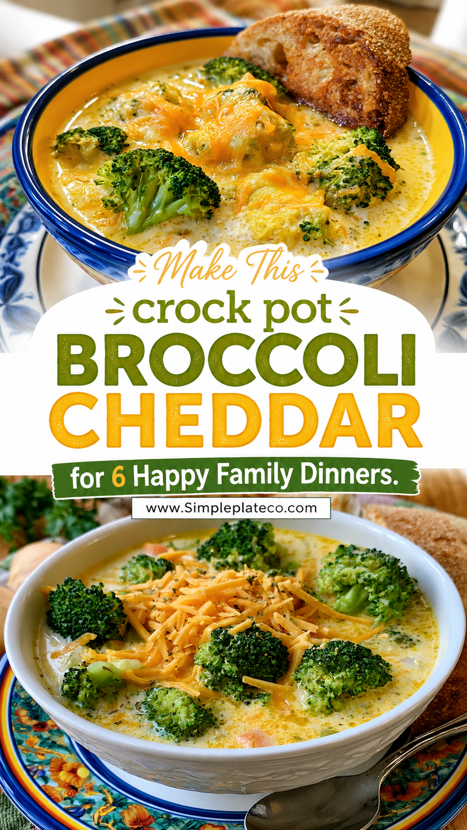 crock pot broccoli cheddar soup