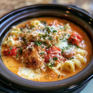crock pot creamy chicken parmesan soup