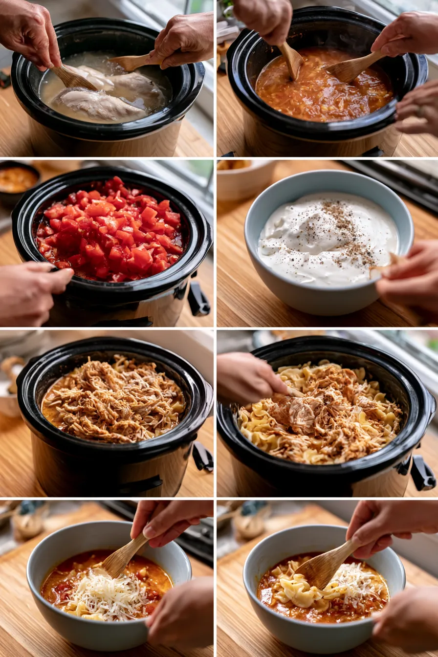 crock pot creamy chicken parmesan soup