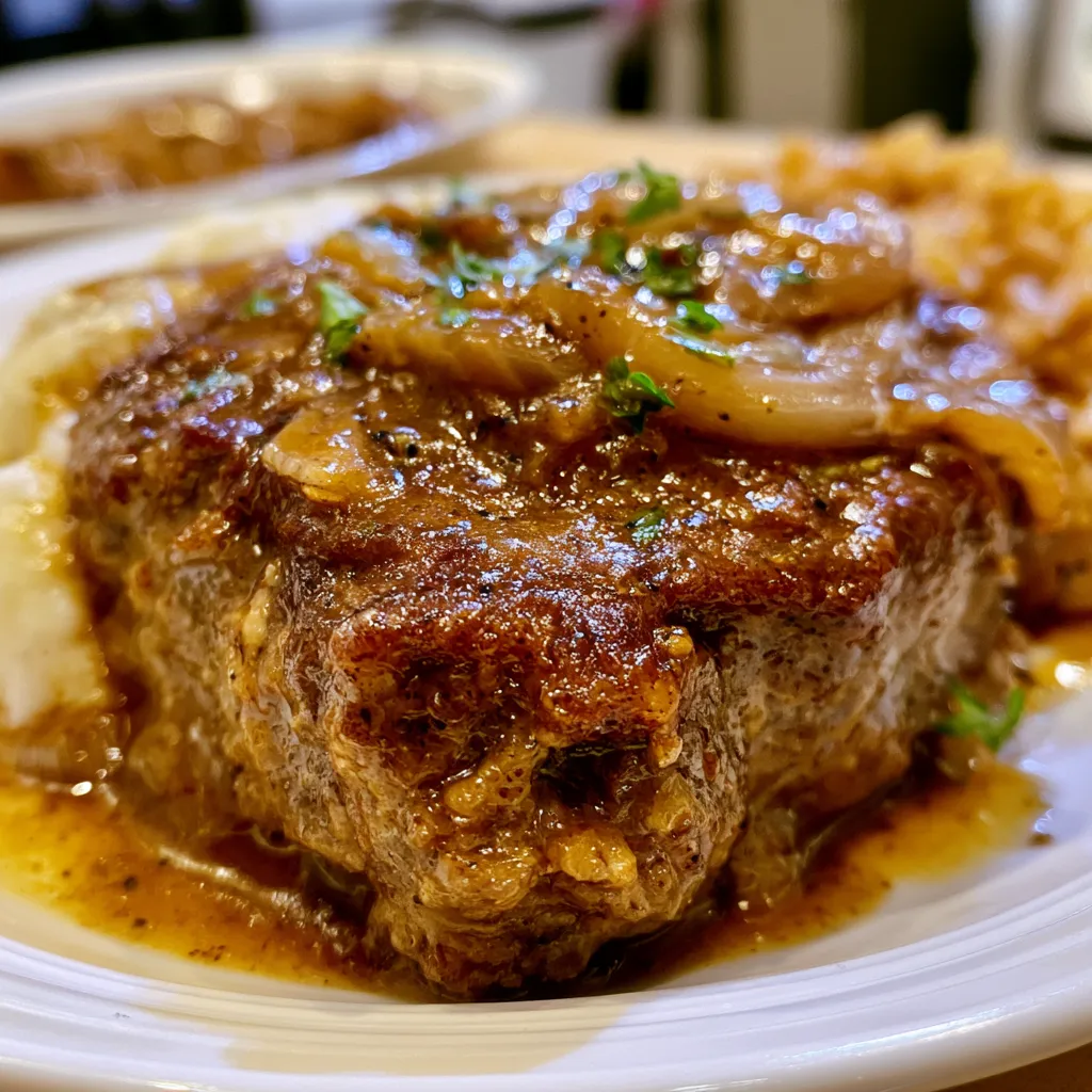 crock pot cube steak and gravy