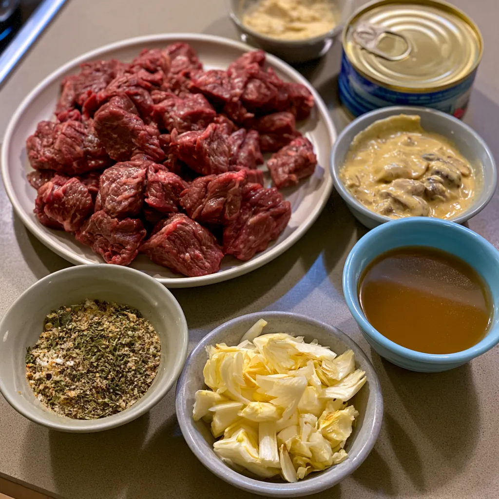 crock pot cube steak and gravy