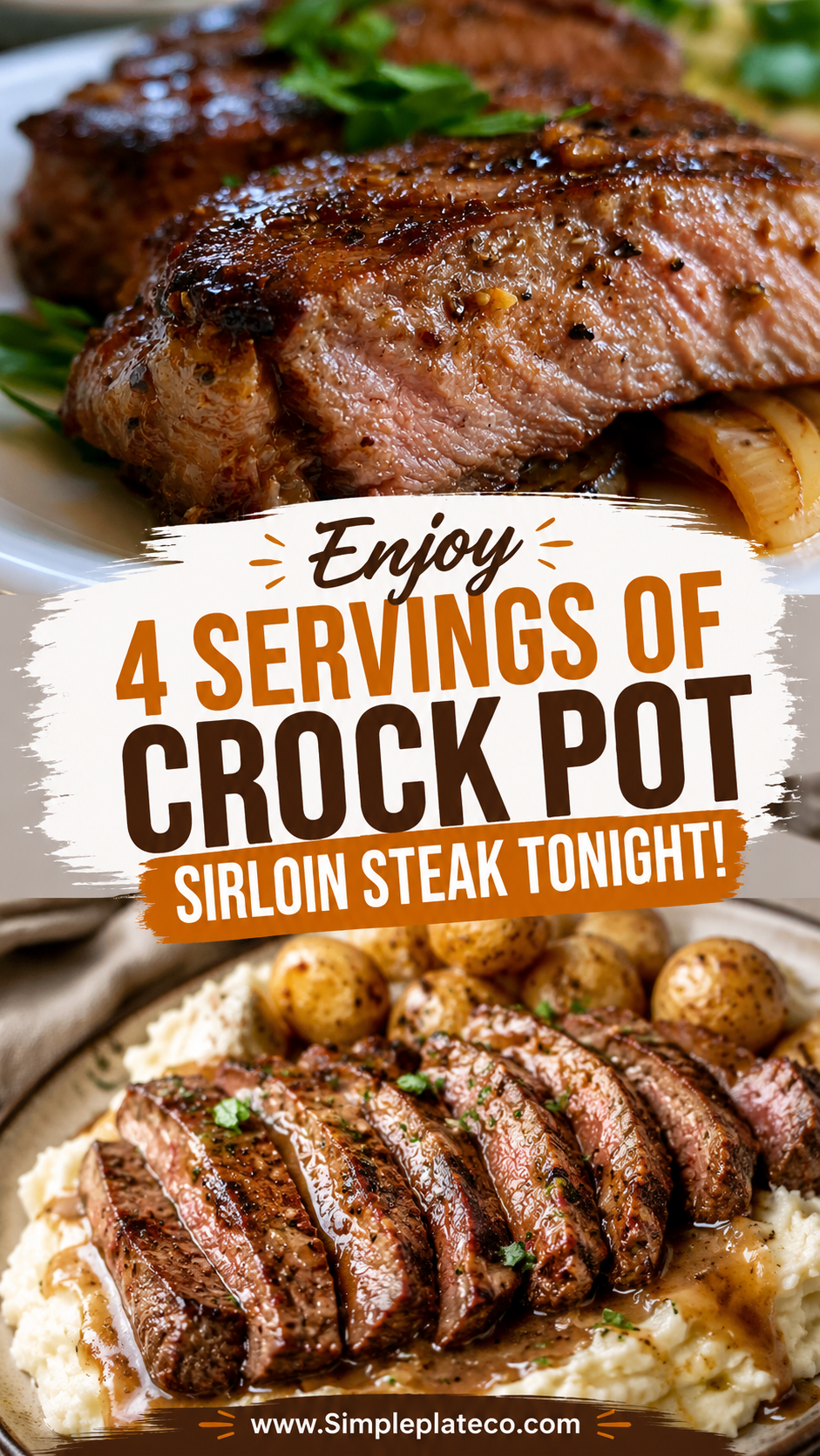crock pot sirloin steak