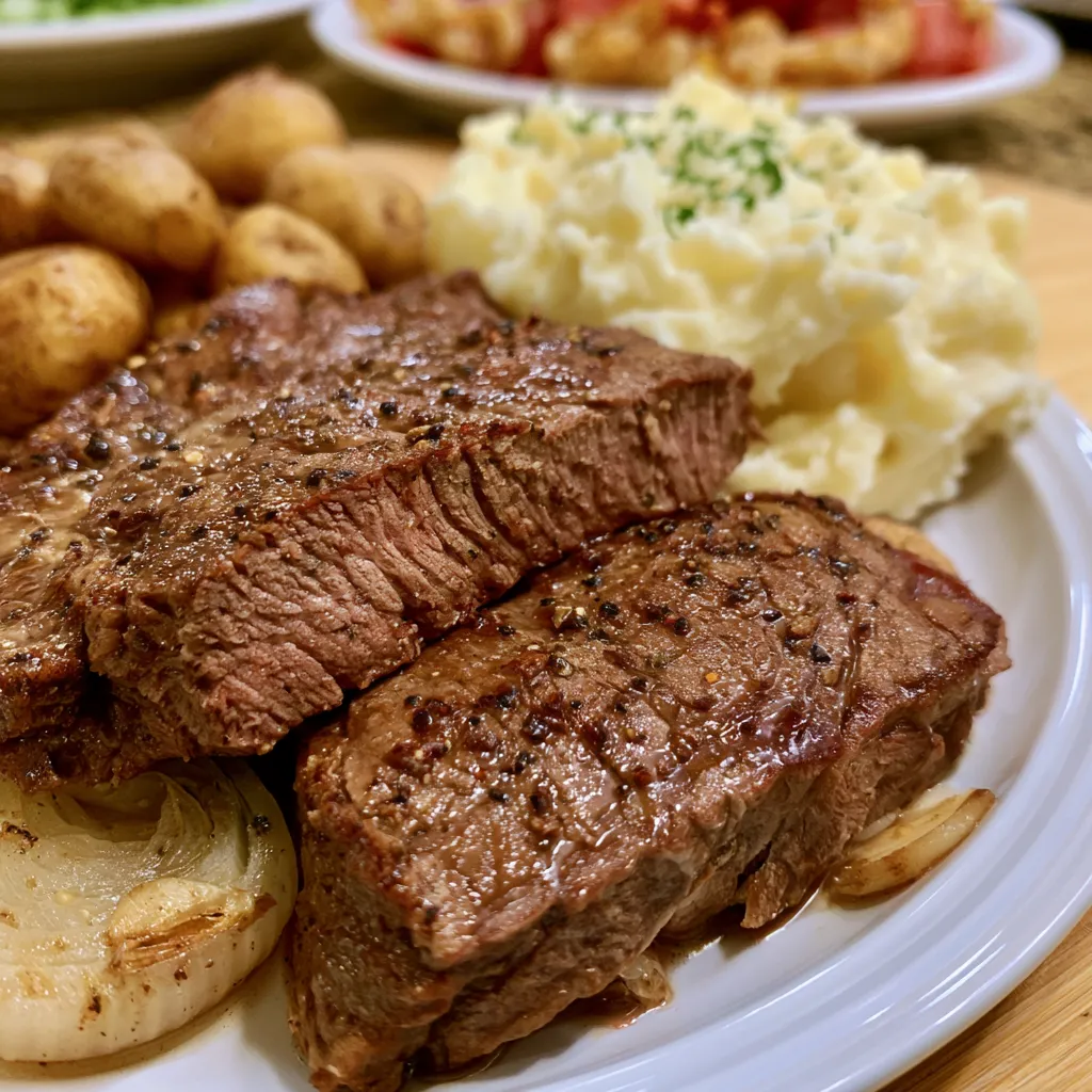 crock pot sirloin steak