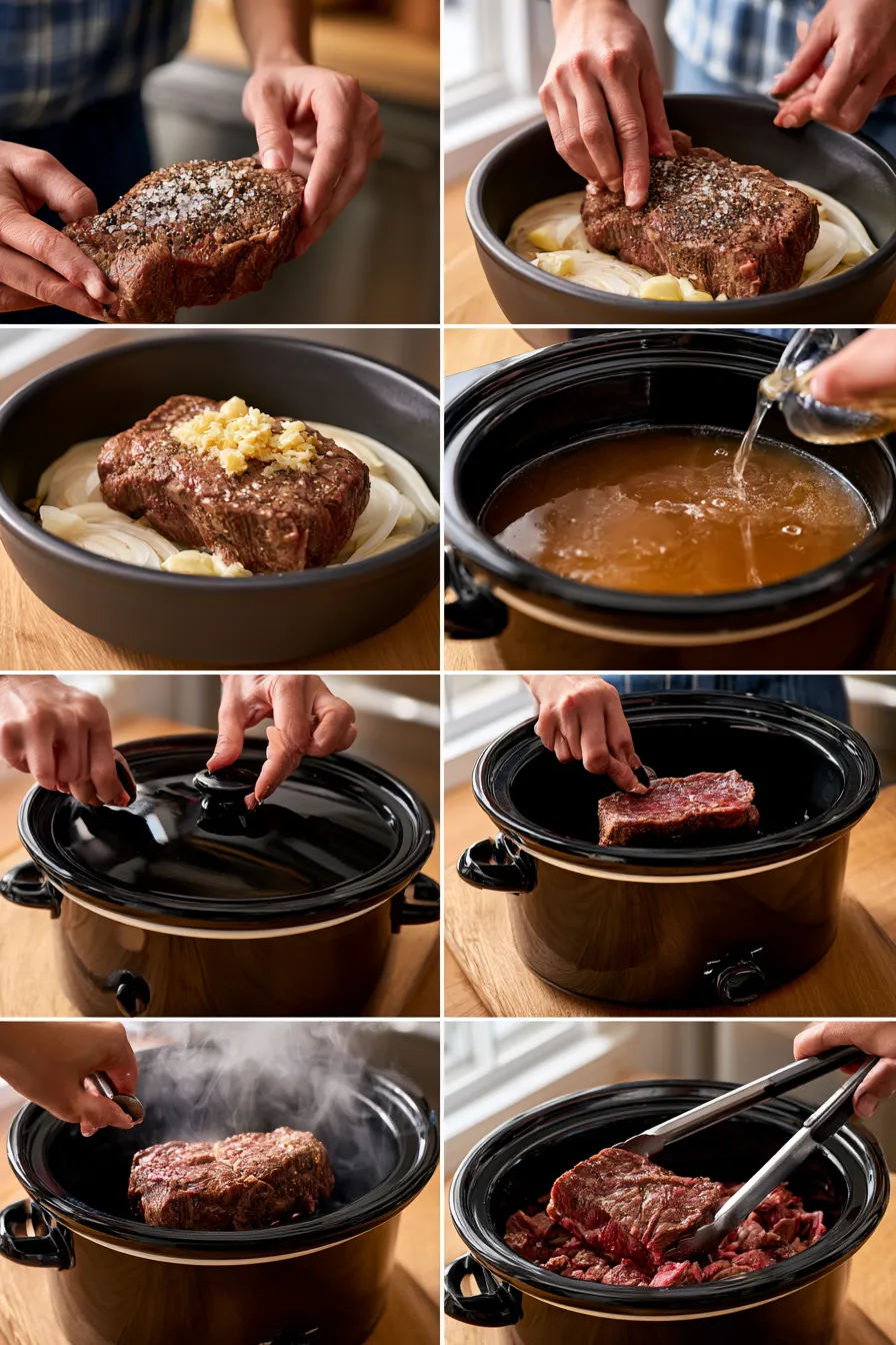 crock pot sirloin steak