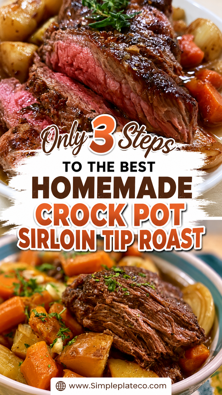 crock pot sirloin tip roast