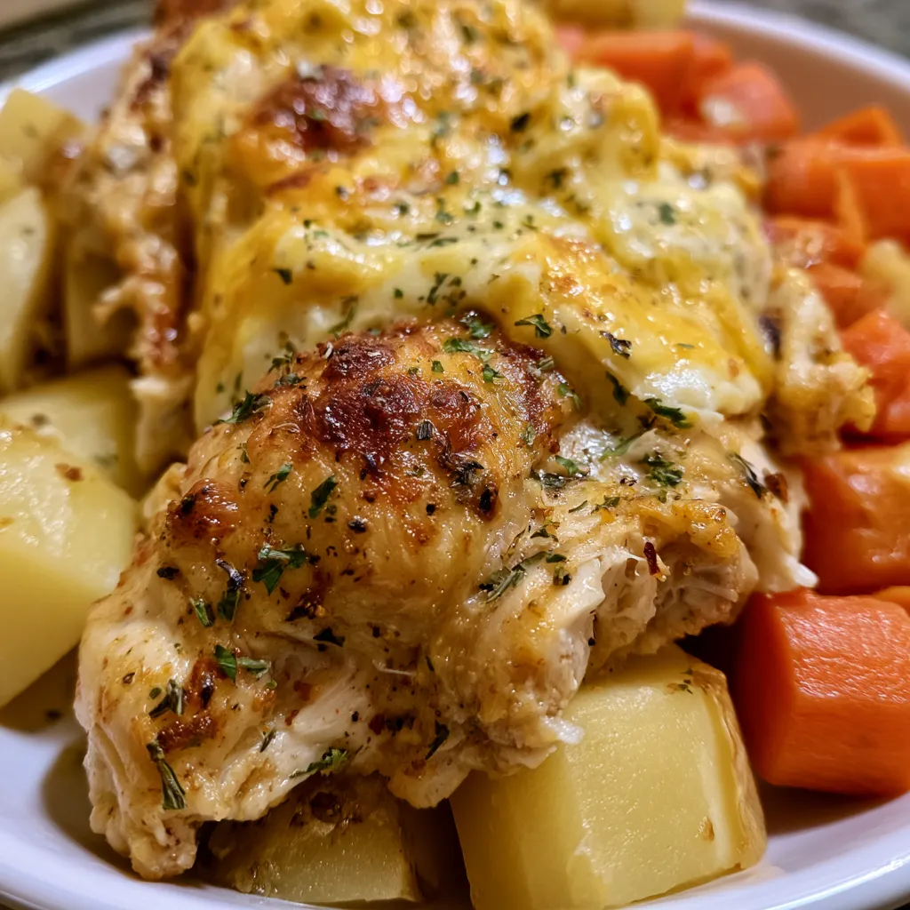 crockpot cheesy ranch chicken