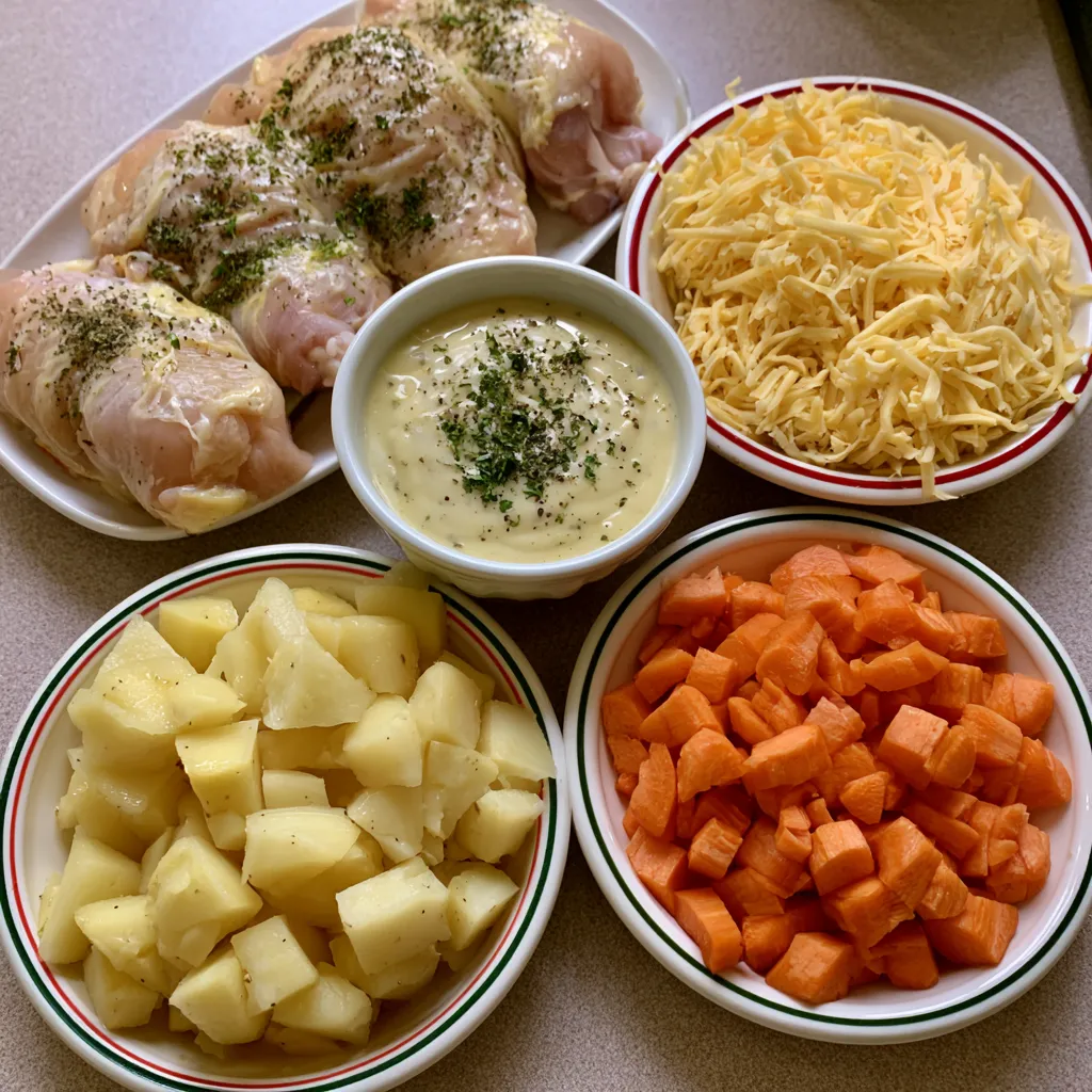 crockpot cheesy ranch chicken
