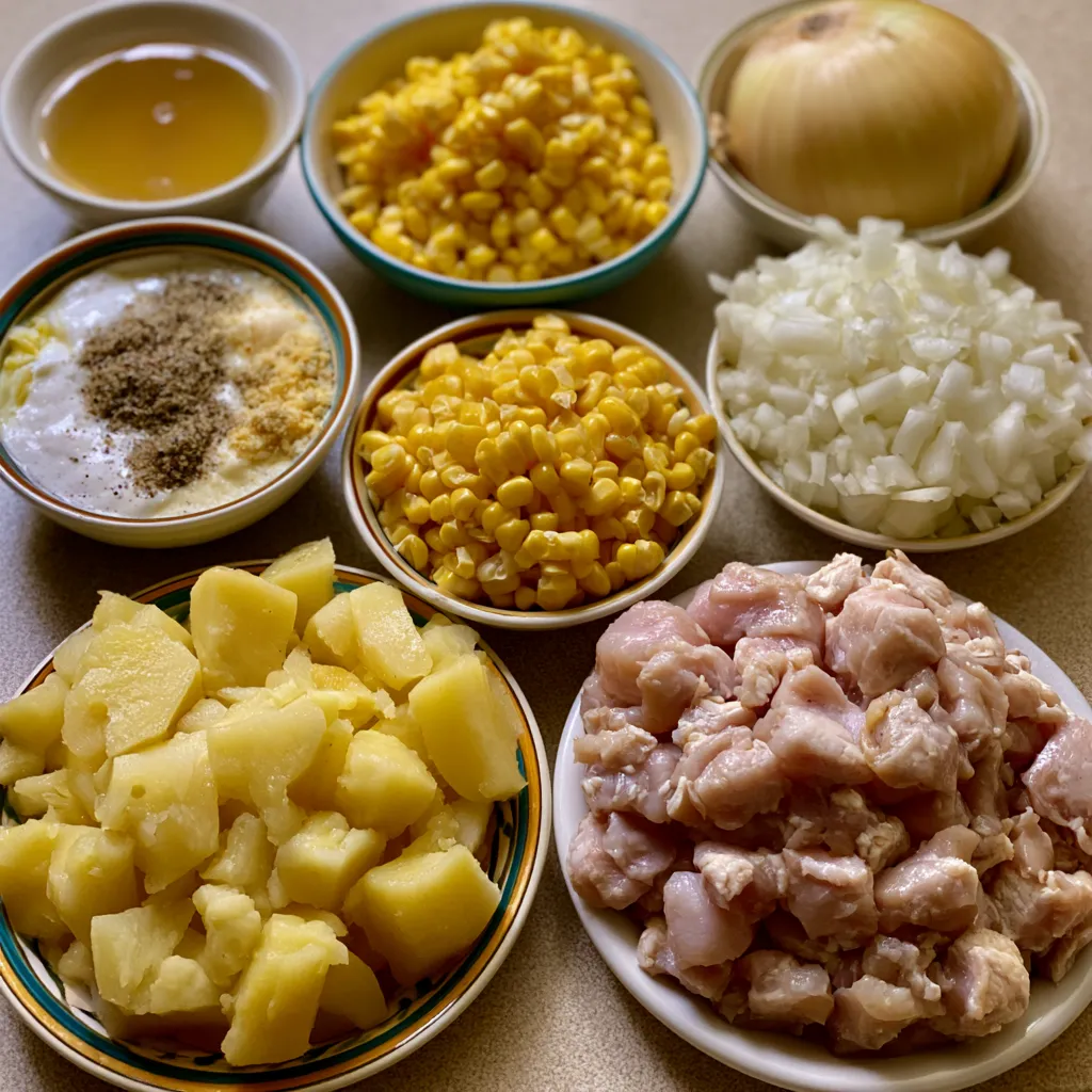 crockpot chicken corn chowder