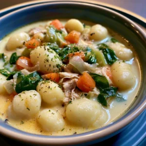 crockpot chicken gnocchi soup