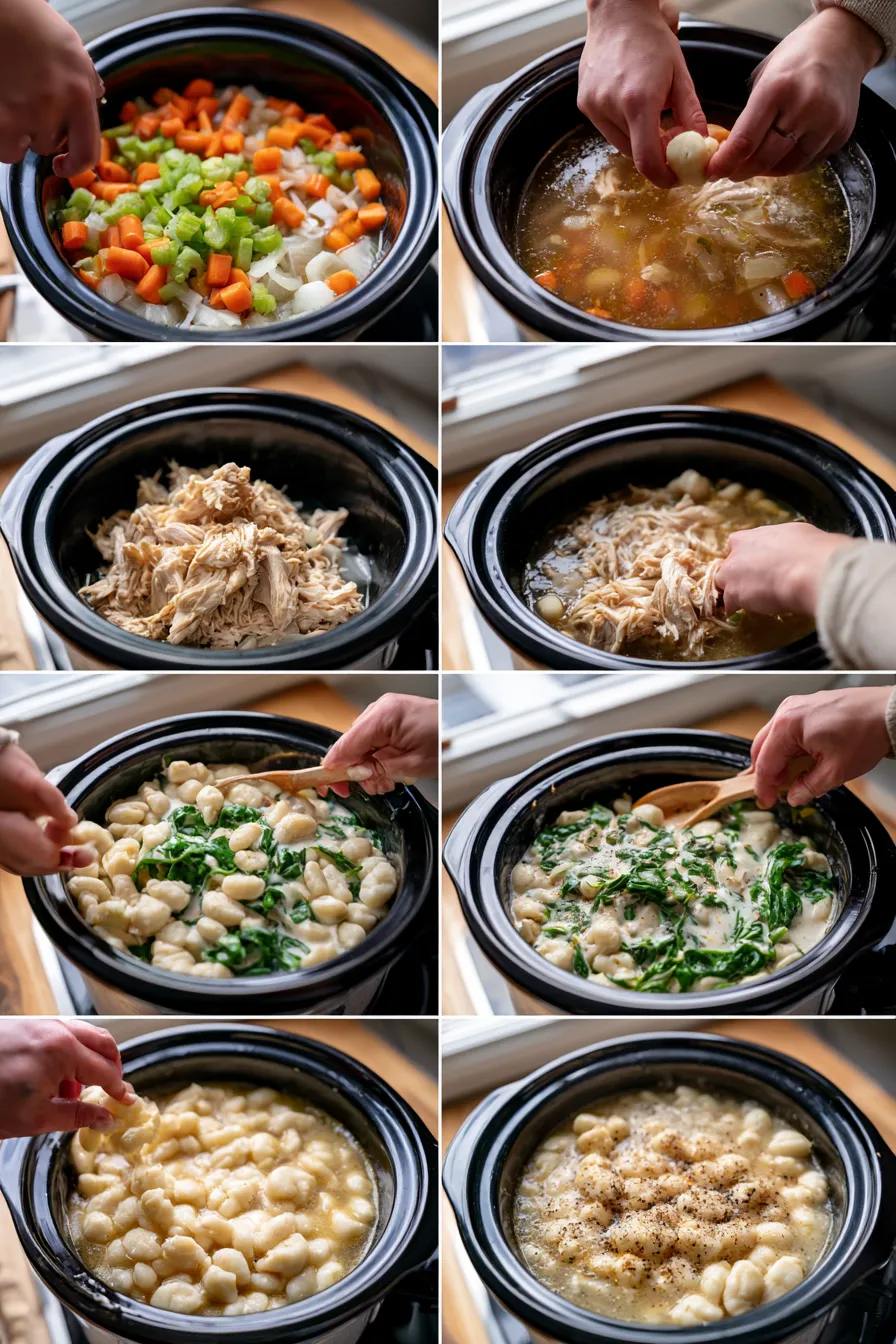 crockpot chicken gnocchi soup