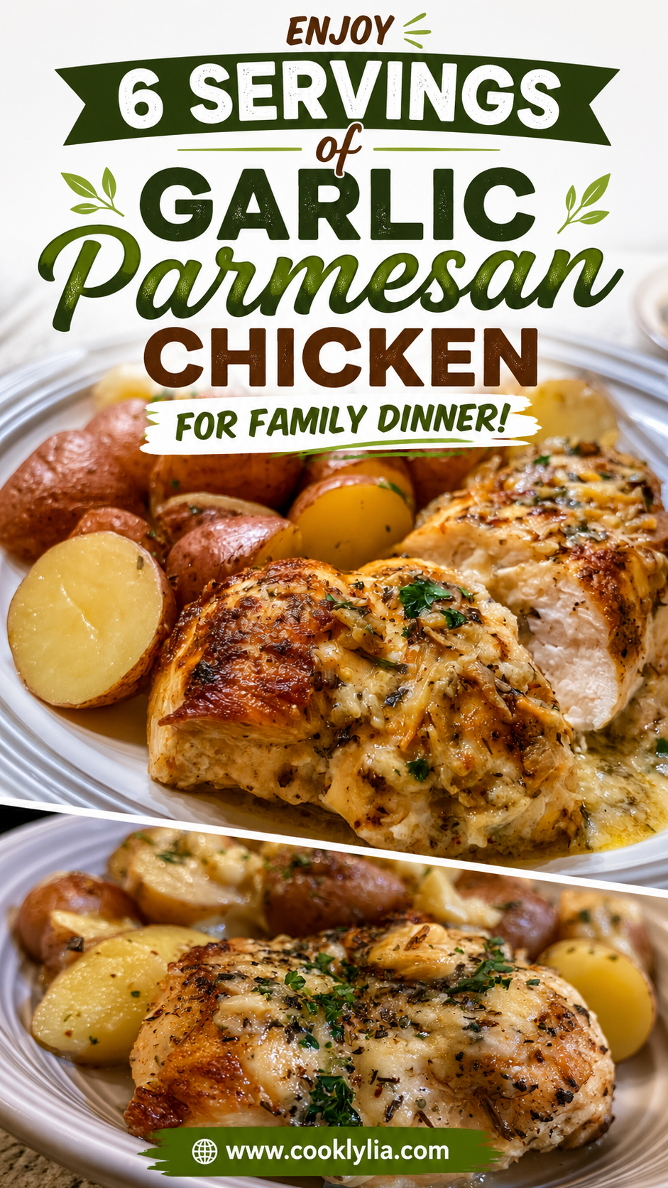 crockpot garlic parmesan chicken and potatoes