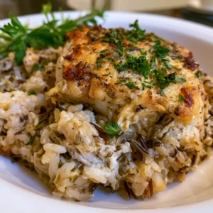 crockpot herb butter chicken and wild rice