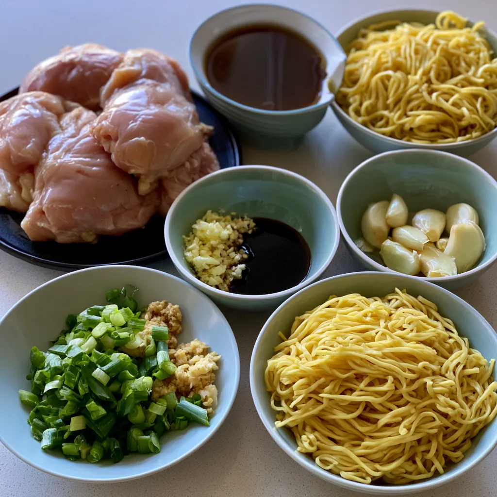 crockpot honey garlic chicken noodles