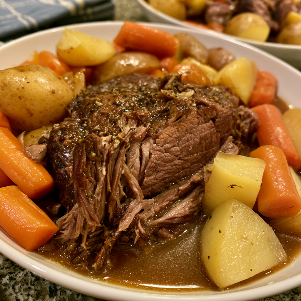 instant pot roast with potatoes,