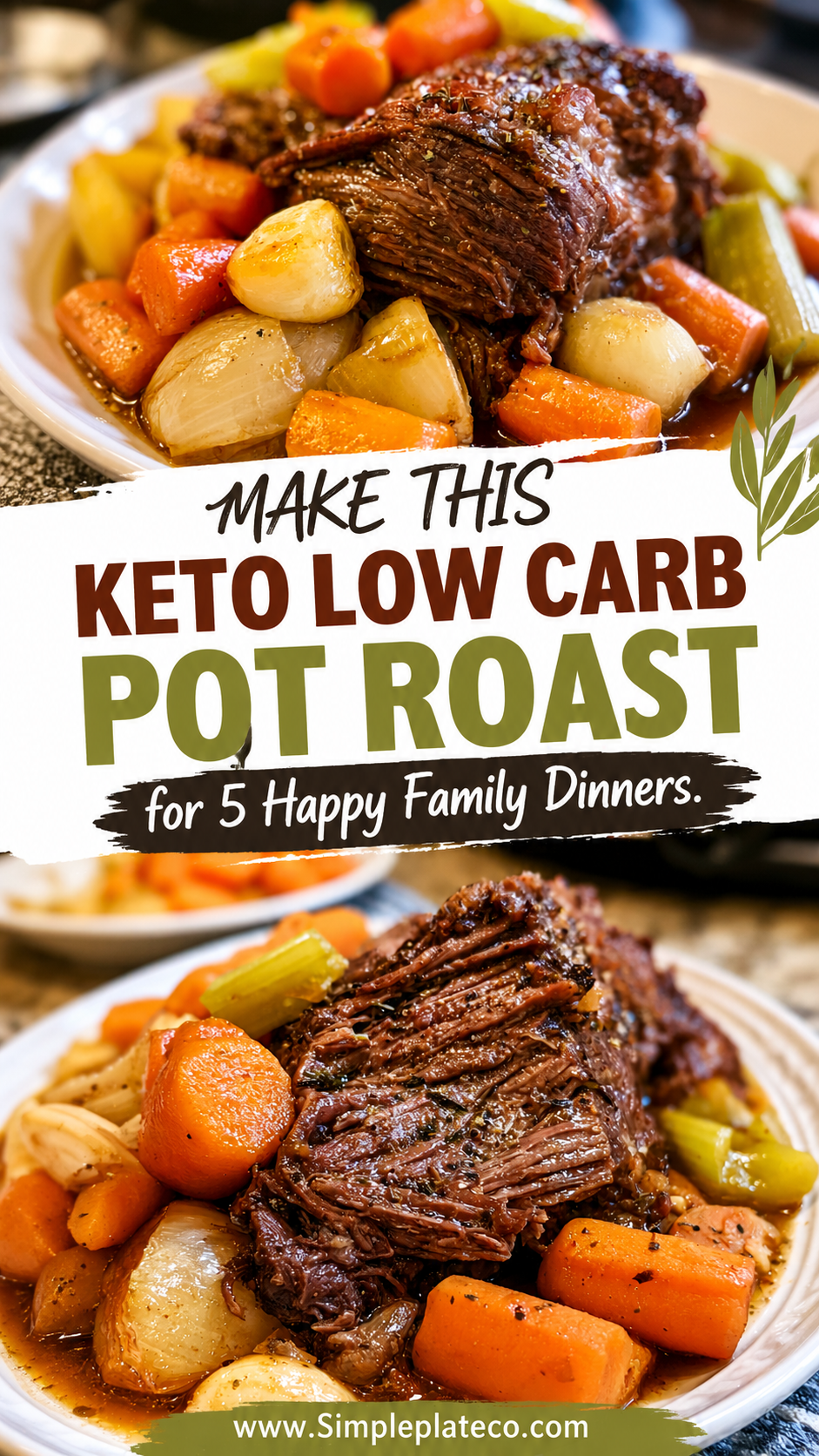 keto low carb pot roast slow cooker