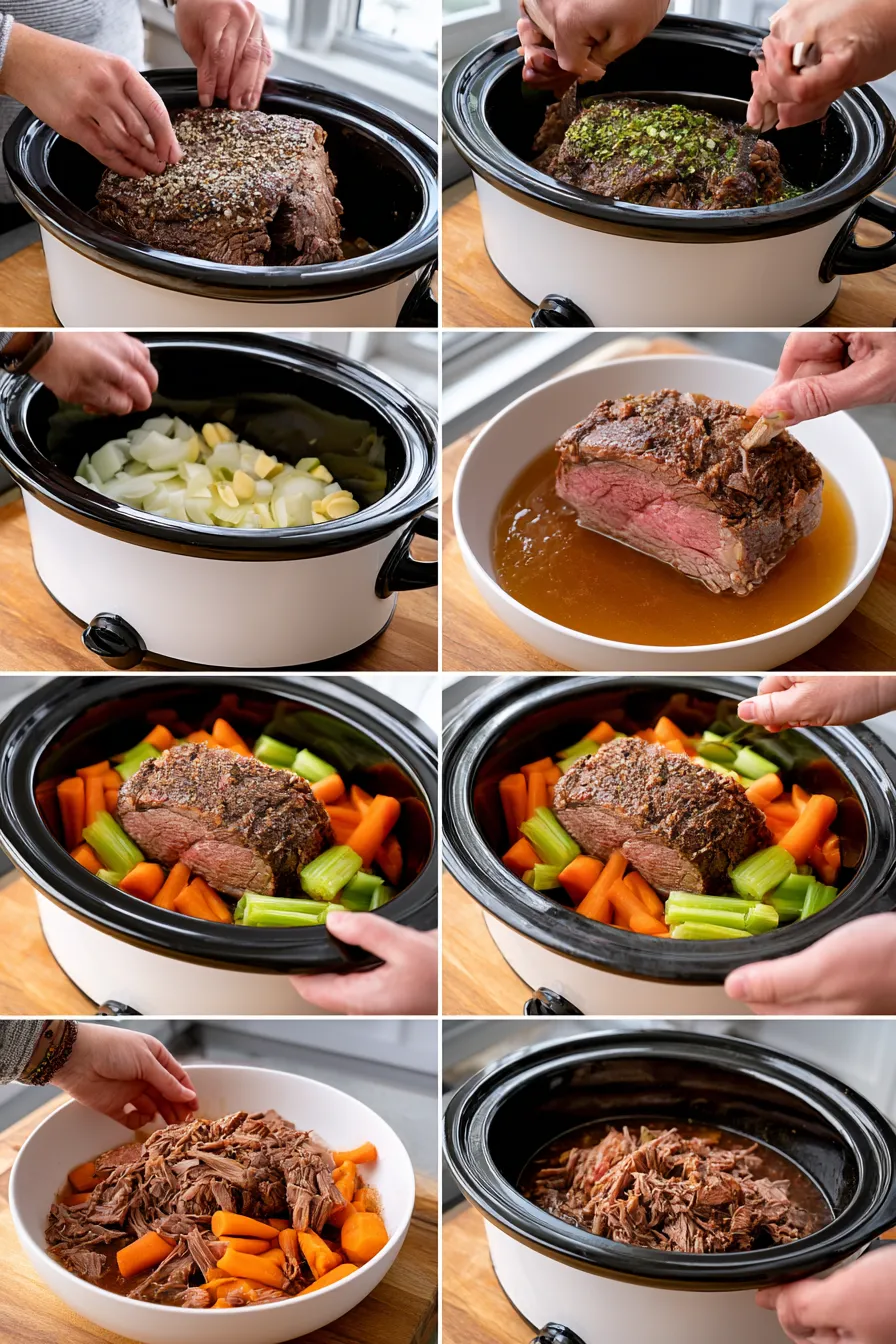 keto low carb pot roast slow cooker