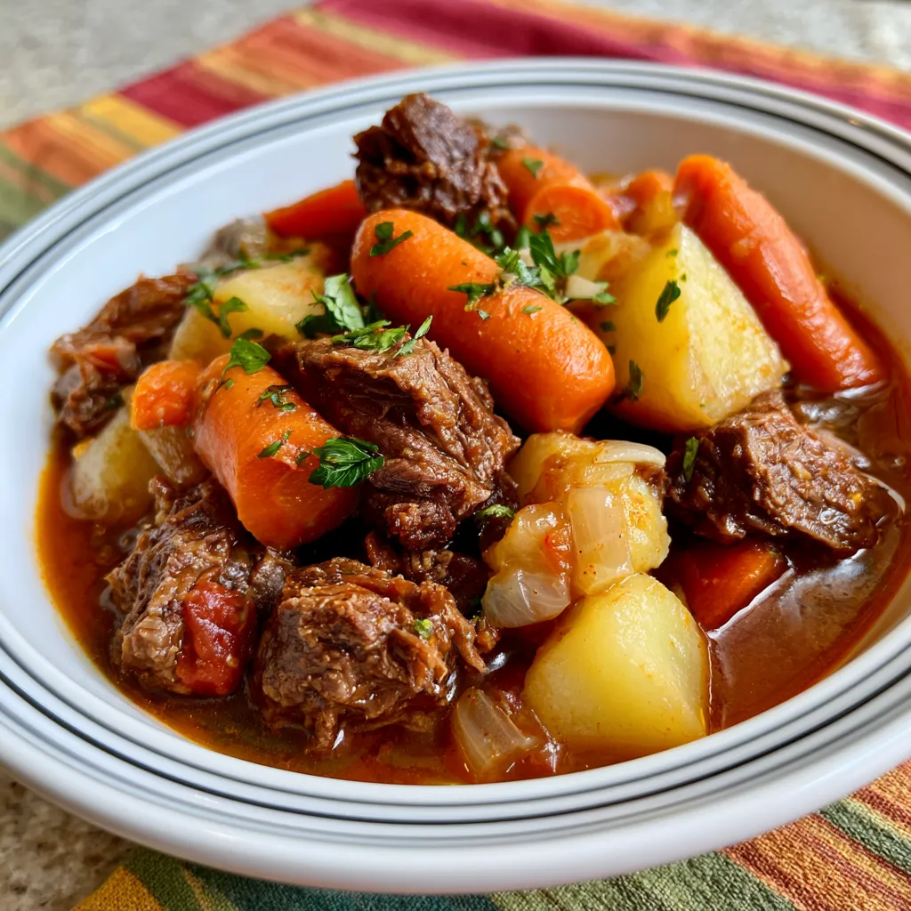 slow cooker beef stew