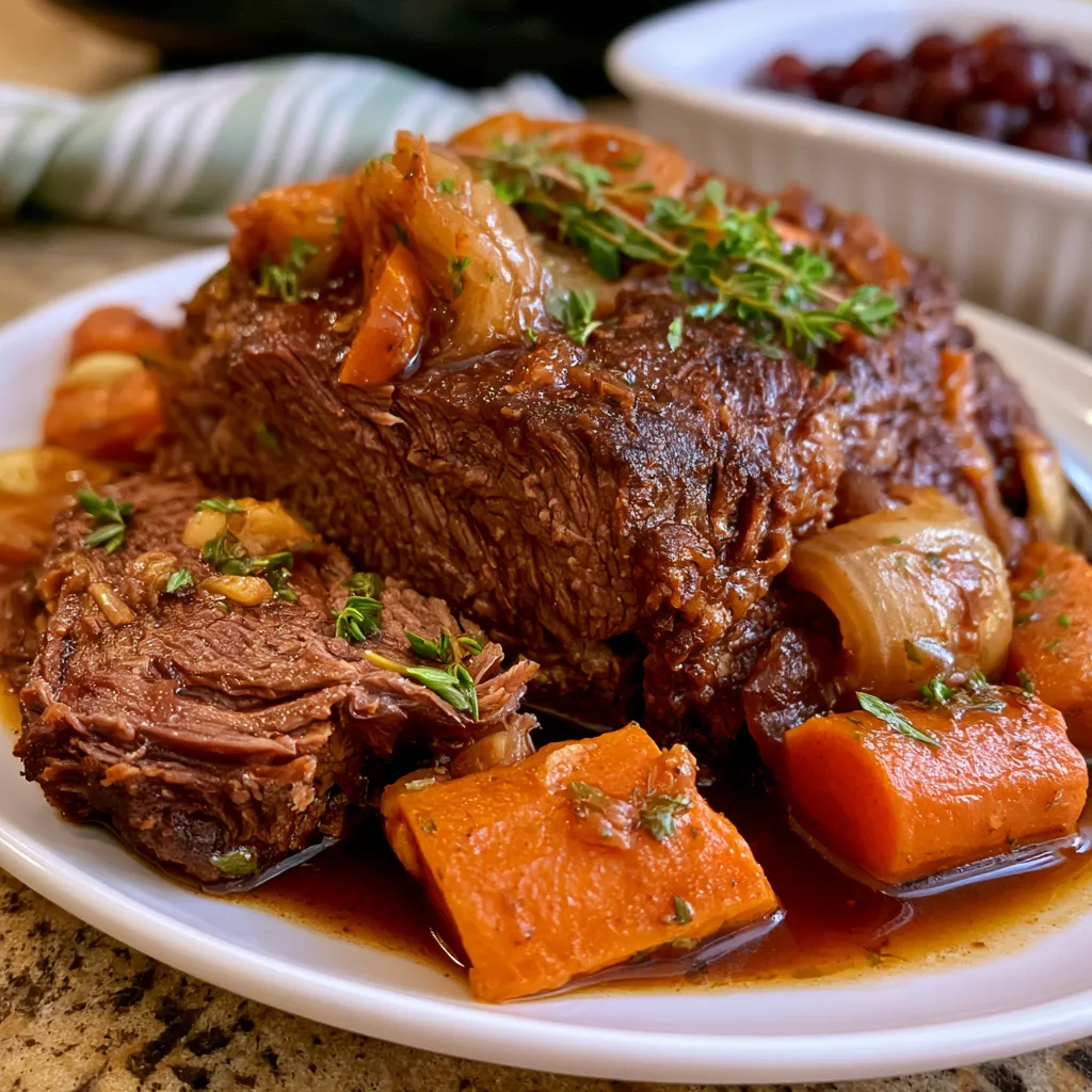 slow cooker grape juice pot roast
