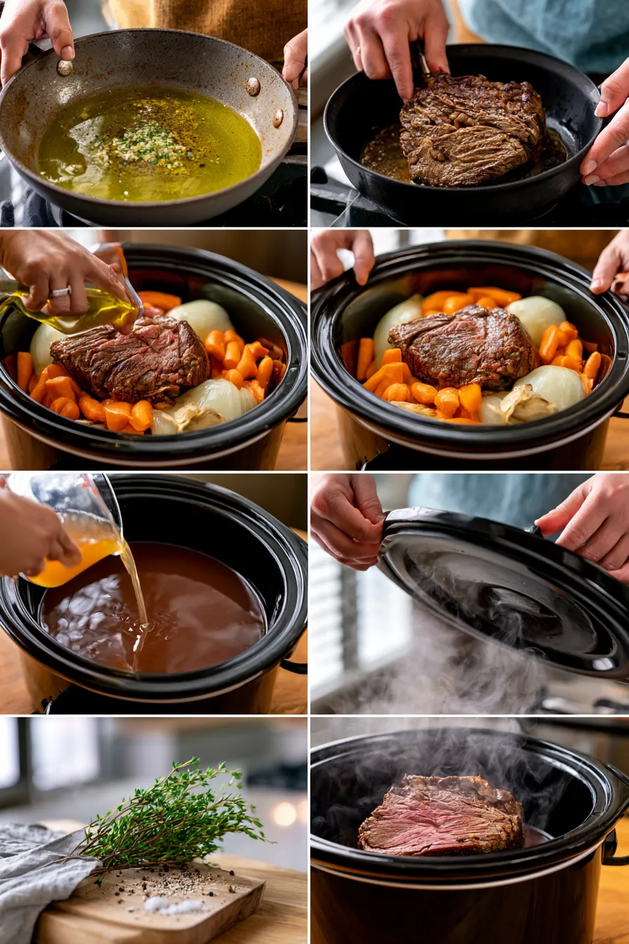 slow cooker grape juice pot roast