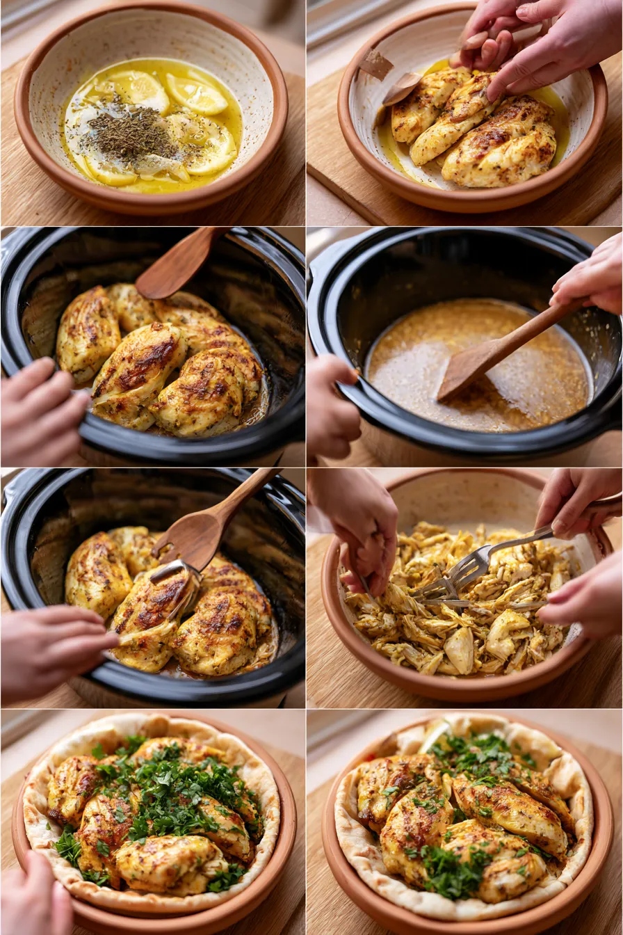 slow cooker greek chicken