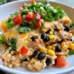 slow cooker taco chicken and rice
