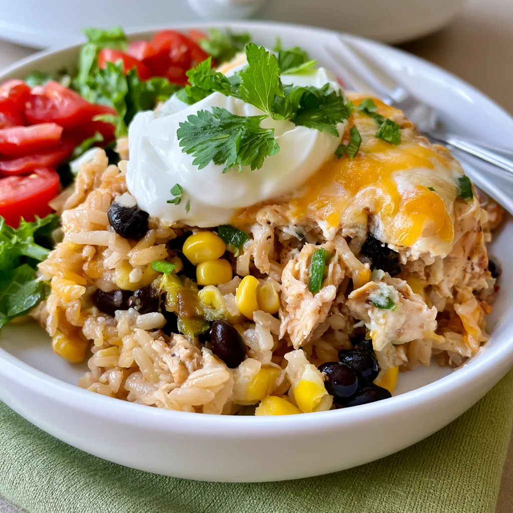 slow cooker taco chicken and rice