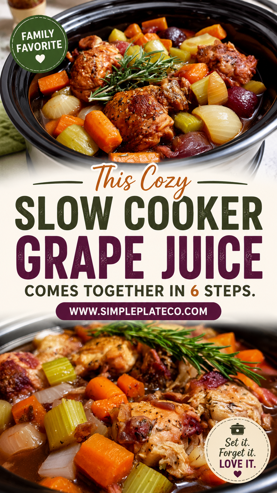 slow cooker white wine chicken stew